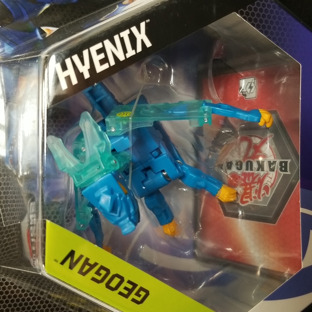Bakugan Evolutions Geogan HYENIX, Collectible Action Figure with Trading Cards - Picture 3 of 5